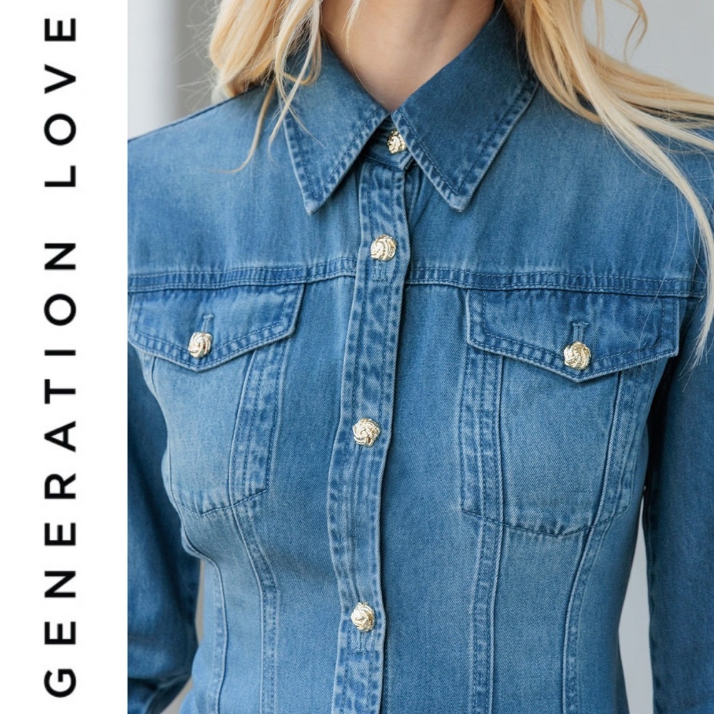 Generation Love Antoinette Denim Shirt